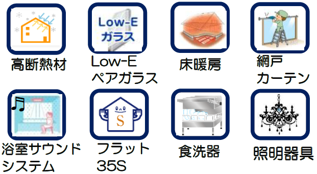 イーストリーフ標準装備一覧